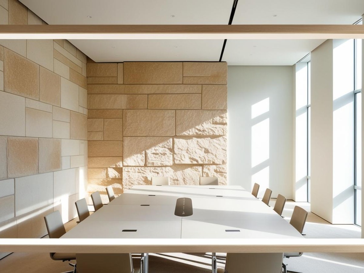 Saubere Natursteinwand